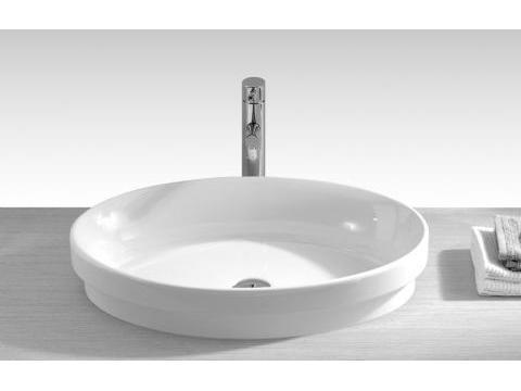 Ceramica Gala washbasin Ovalo, 635x390mm, on surface, white, G0432001 cover photo