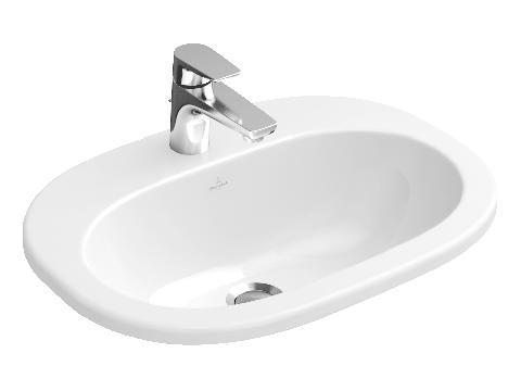 Villeroy&Boch washbasin O.Novo, 560x405mm, surface mounted, white, 41615601 cover photo