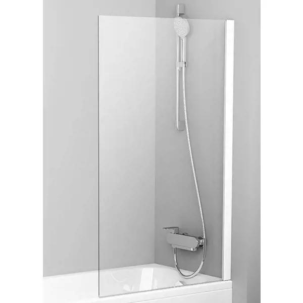 Ravak bath screen PVS1-80 white+glass Transparent cover photo