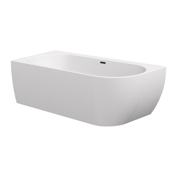 Ravak bathtub Freedom Corner L 1700x800 snowwhite freestanding cover photo
