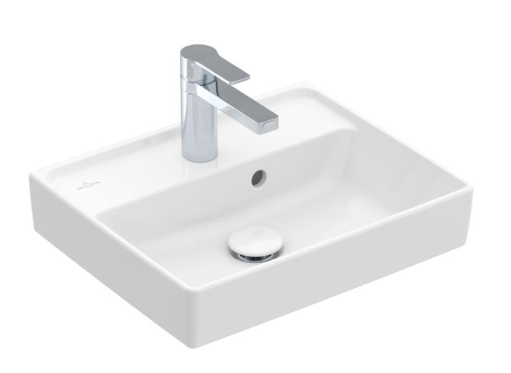 Villeroy&Boch washbasin Collaro, 450x370mm, polished bottom, white TitanCeram, 43344501 cover photo