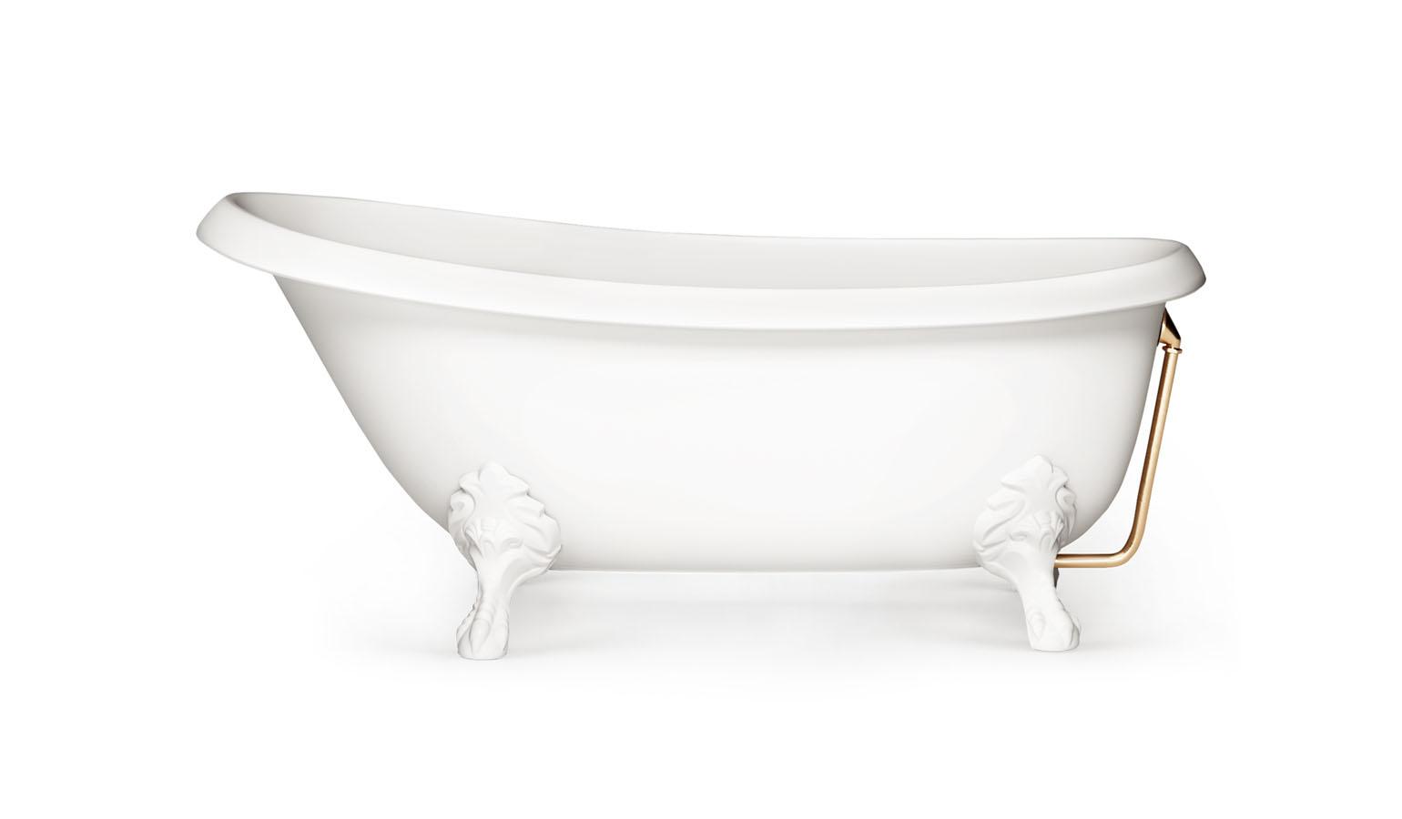 PAA VICTORIA bathtub White SilkStone, Antica legs Silkstone cover photo