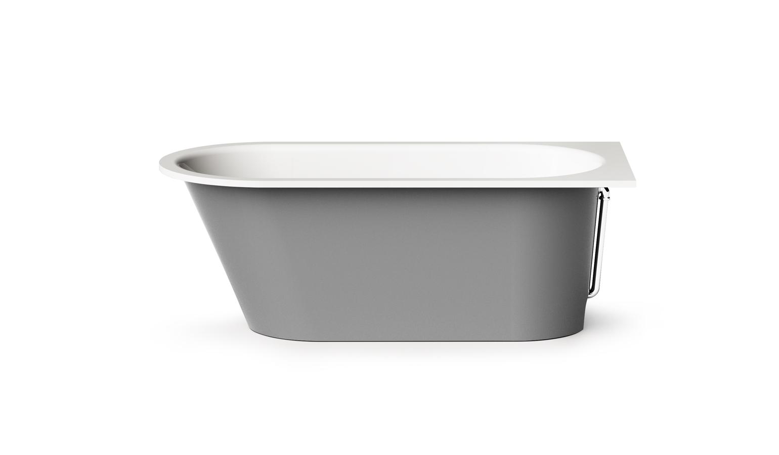 PAA VARIO M 1580x750 AB bathtub with rounded corners Cast stone Colorful cover photo