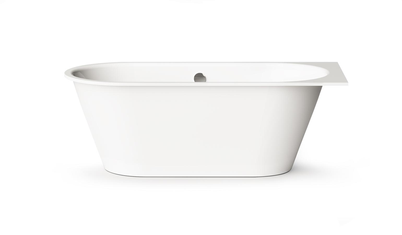 PAA VARIO XL 1800x800 AB bathtub bathtub with 2 rounded corners Cast stone White cover photo