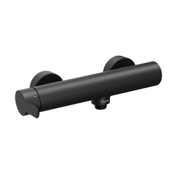 Ravak PU 032.20BL shower water mixer w/o set, black cover photo