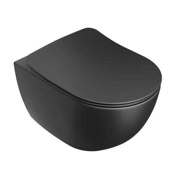 Ravak WC Uni Chrome RimOff black cover photo