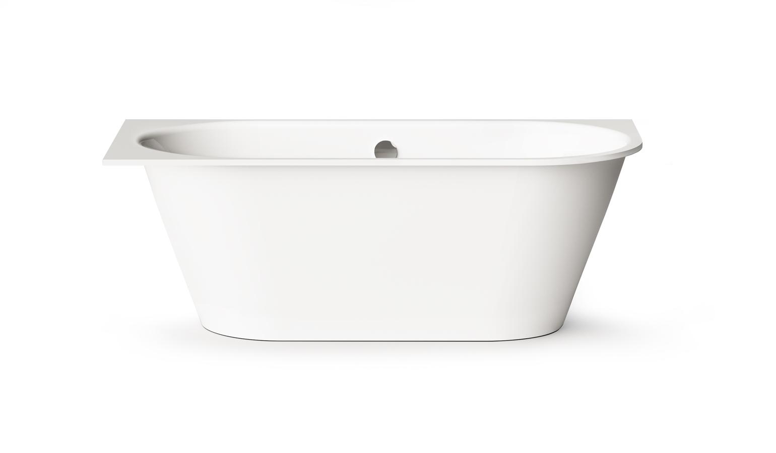 PAA VARIO XL 1800x800 D bathtub with 1 rounded corner Cast stone White cover photo