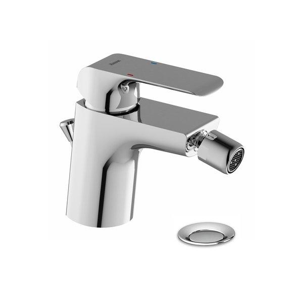 Ravak FL 055.00CR bidet water mixer 120mm with pop-up waste, chrome cover photo
