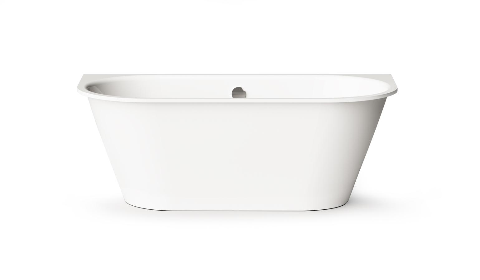PAA VARIO XL 1750x800 AD bathtub bathtub with 2 rounded corners Cast stone White cover photo