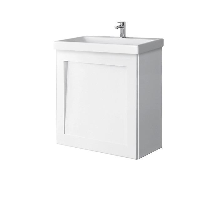Riva Bathroom Vanity Unit with 1 Door for washbasin RIVA50C-1, SA 50F White Matte cover photo