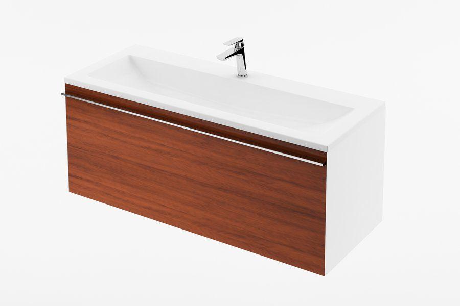 Ravak washbasin cabinet SD 1000 Clear White/Cherry cover photo