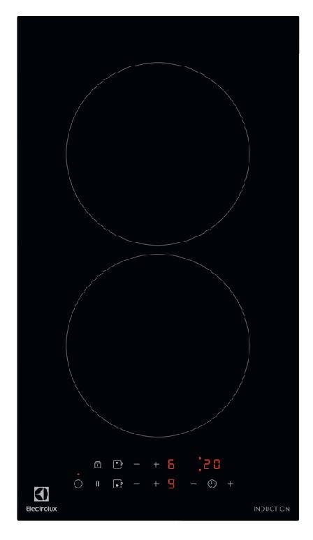 Electrolux induction hob, 30cm, 2 zones, LIT30231C cover photo
