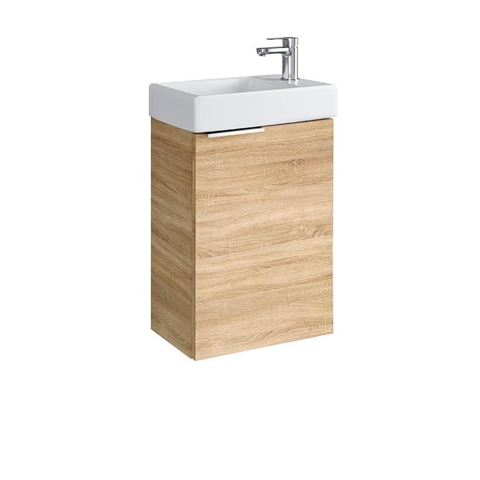 Riva Bathroom Vanity Unit with 1 Door, with washbasin RIVA40A, SA 40A-5 Sonoma Oak cover photo