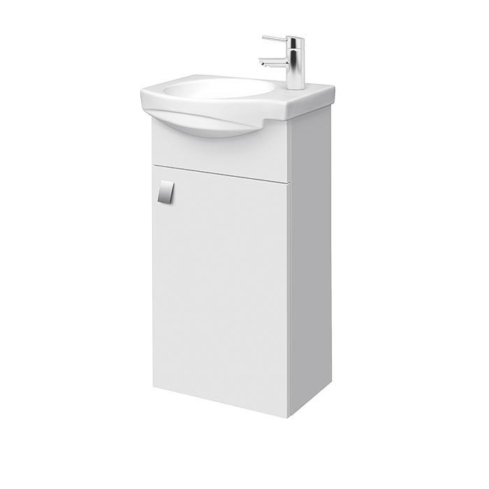 Riva Bathroom Vanity Unit with 1 Door, for washbasin RIVA40, SA 40-11 White cover photo