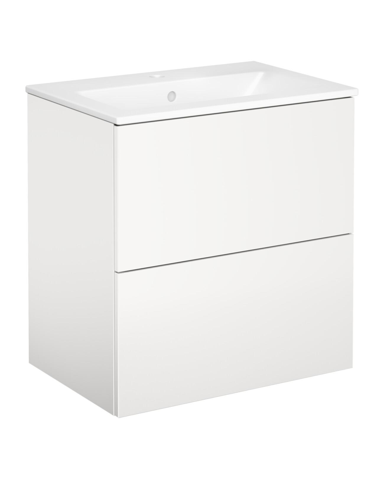 Gustavsberg Graphic Base vanity with drawers and washbasin 60cm white, GB71GBVU60AGWB cover photo