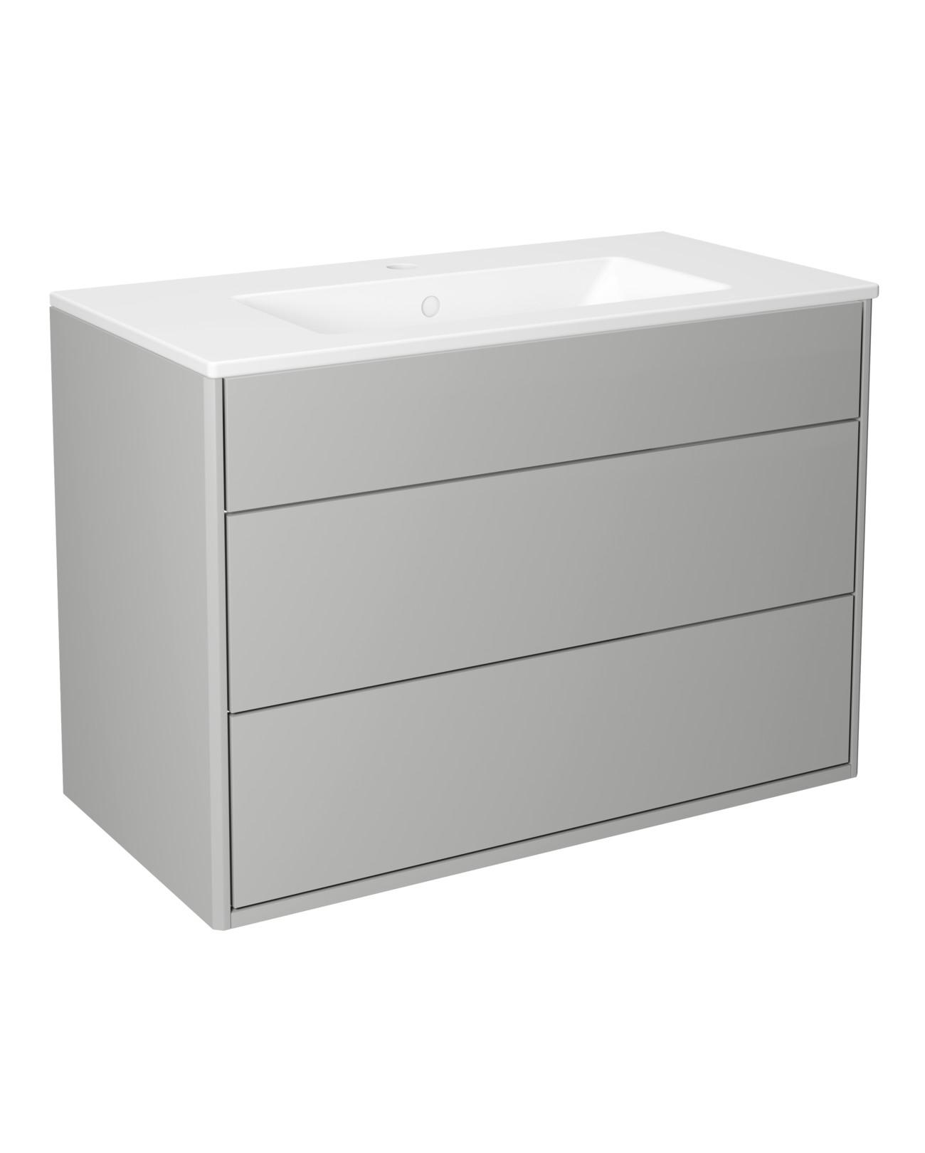 Gustavsberg Graphic vanity grey/plain, with washbasin 80cm, GB71GCVU80GRWB cover photo