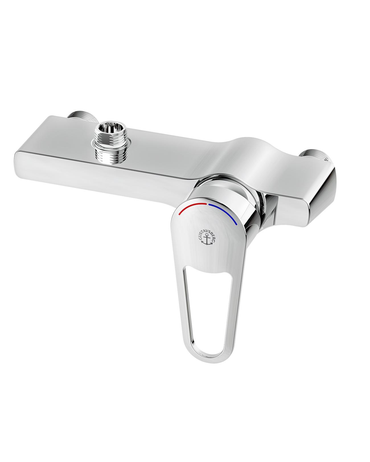 Gustavsberg shower mixer Nautic 160 outlet up, GB41206024 cover photo