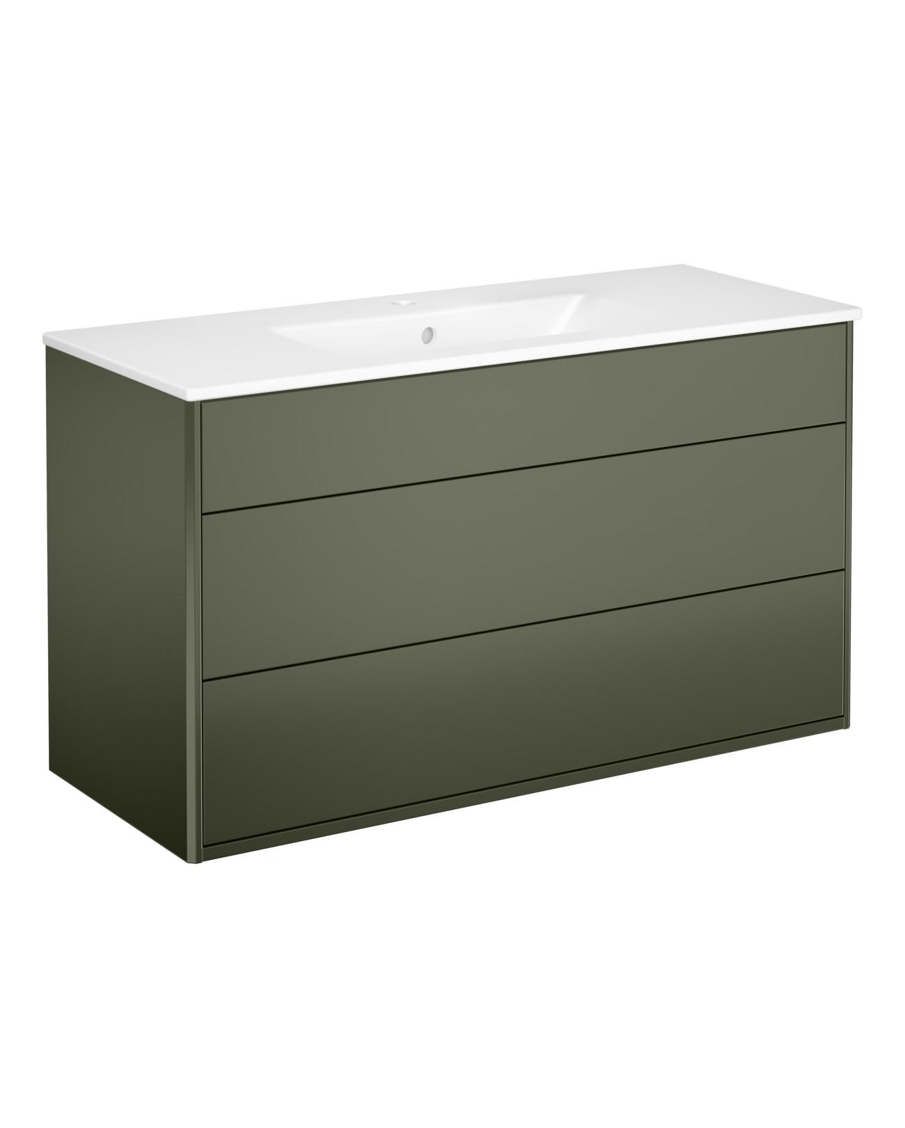 Gustavsberg Graphic vanity green, with washbasin 100cm, GB71GCVU10GNWB cover photo