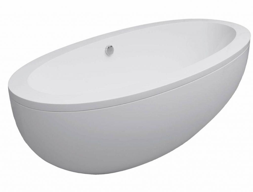 SPN bathtub BELLA 2050x1000mm, white, 2 panels, legs cover photo