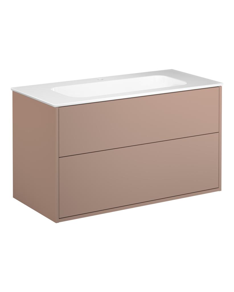 Gustavsberg Artic vanity 100 Peach with washbasin White 1th GB71ACVU10T0011 cover photo