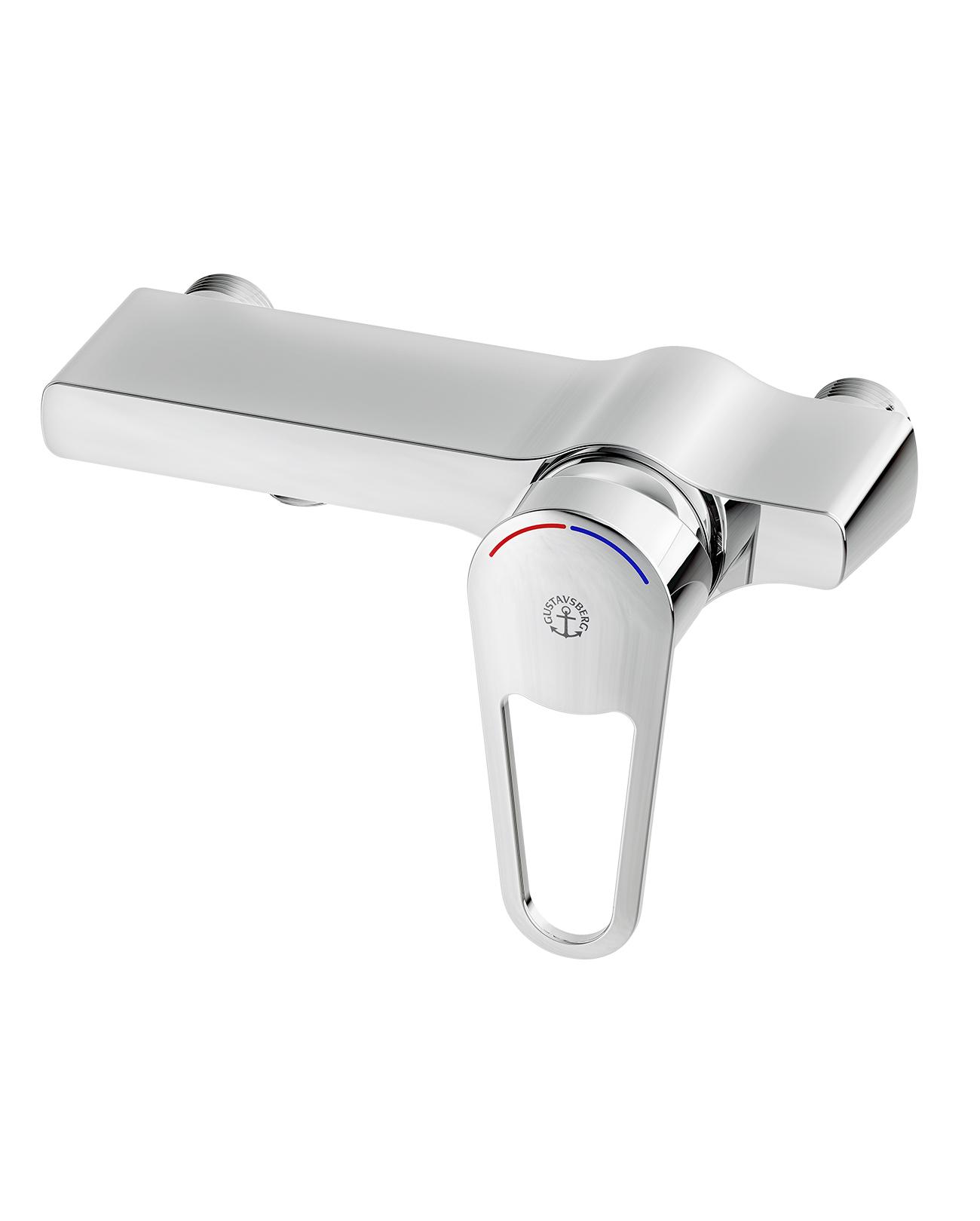 Gustavsberg shower mixer Nautic 160 outlet down, GB41206014 cover photo