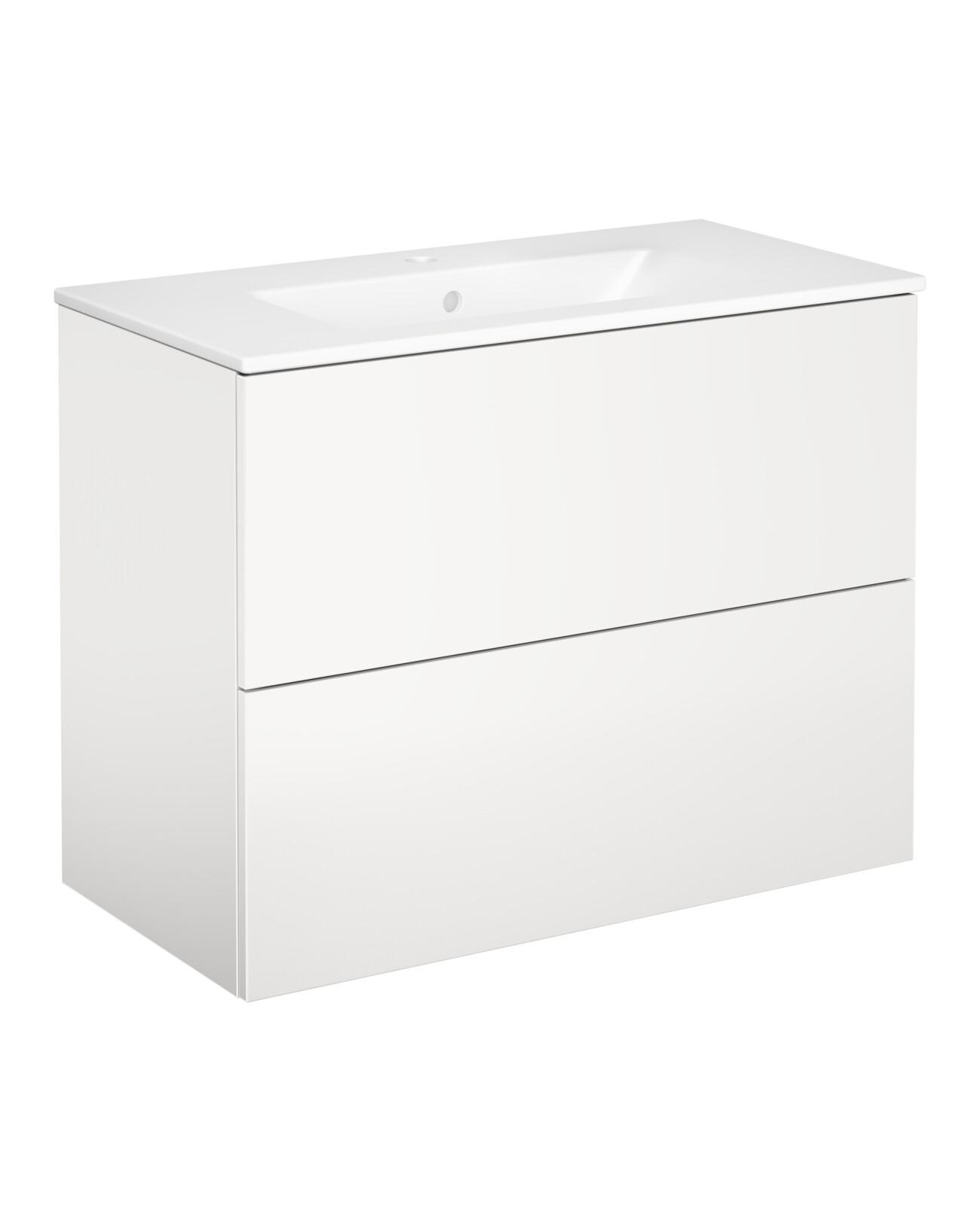 Gustavsberg Graphic Base vanity with drawers and washbasin 80cm white, GB71GBVU80AGWB cover photo