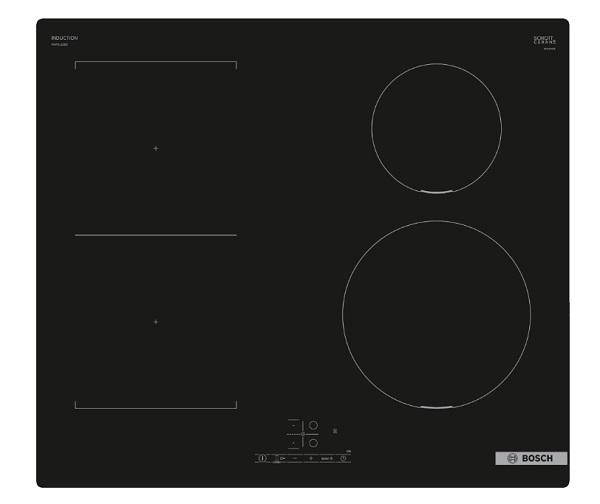 Bosch s4, induction surface, 60cm, TouchSelect, Combizon, PWP611BB5E cover photo
