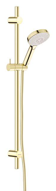 Damixa Silhouet shower set Flex 3-functions, Rubclean, POLISHED BRASS (PVD), 766887700 cover photo