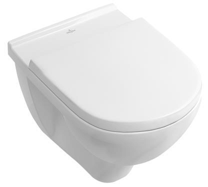 Villeroy & Boch WC O.Novo Rimless, wall mounted, 360x560mm, with QR/SC seat (9M38S101), white, 5660HR01 cover photo