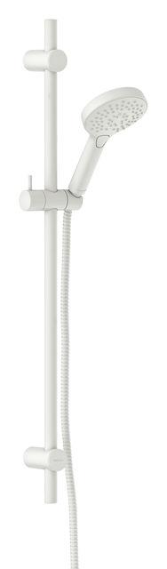 Damixa Silhouet shower set Flex 3-functions, Rubclean, MATT WHITE, 766882100 cover photo