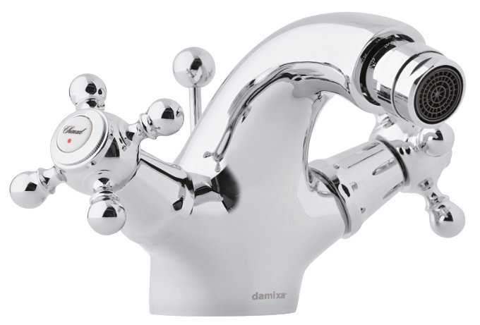 Damixa Tradition bidet water mixer 2 handle, waste 370350000 cover photo