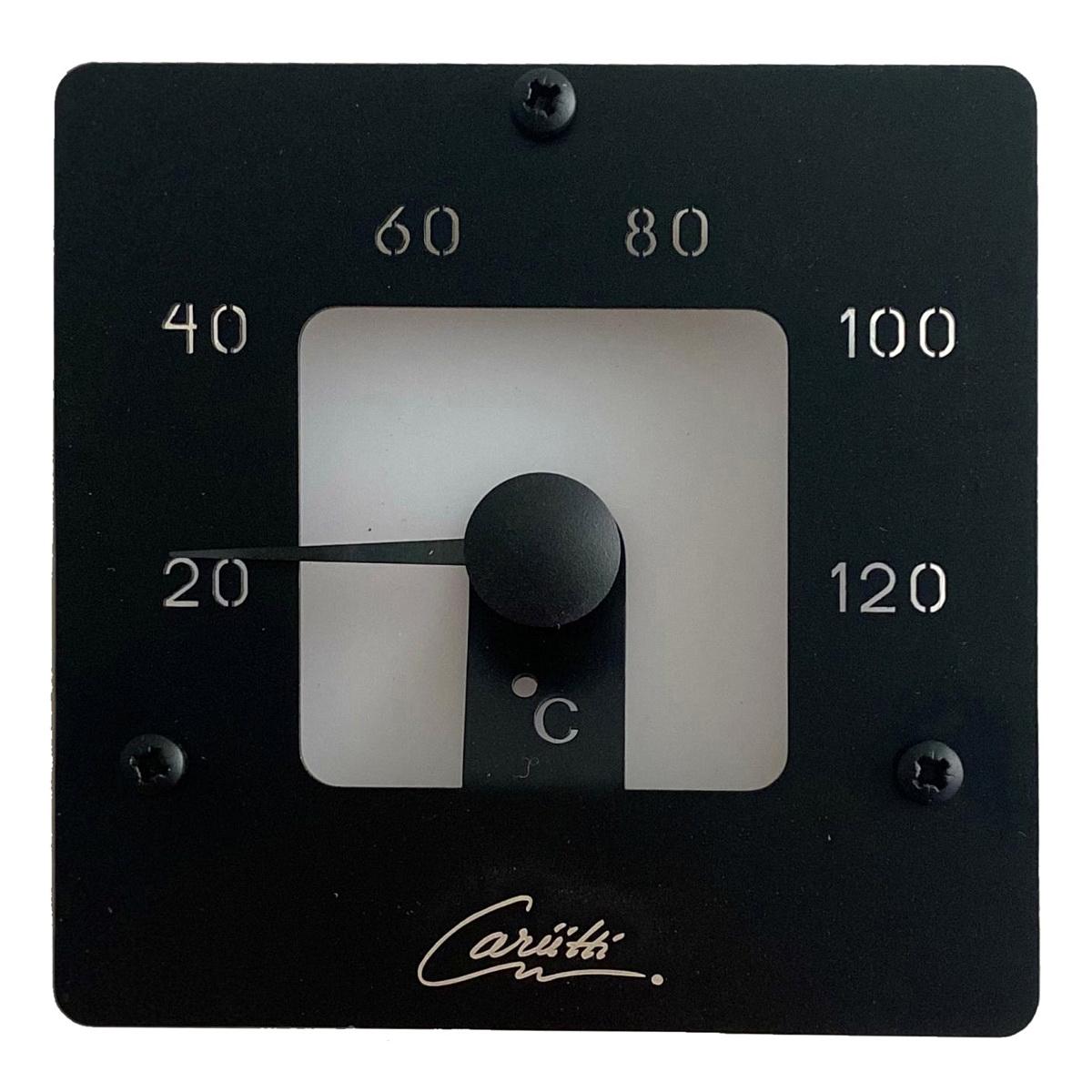 Cariitti Sauna Thermometer SQ, Black cover photo