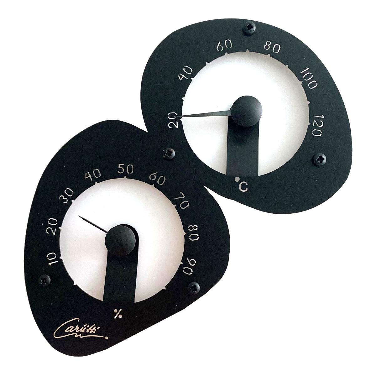 Cariitti Sauna Thermometer-Hygrometer, Black cover photo