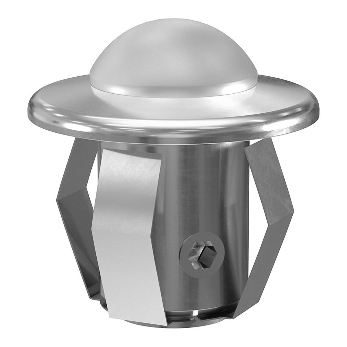 Cariitti Steam room light CR-05 Kit 6, 6 x chrome, satin lens cover photo