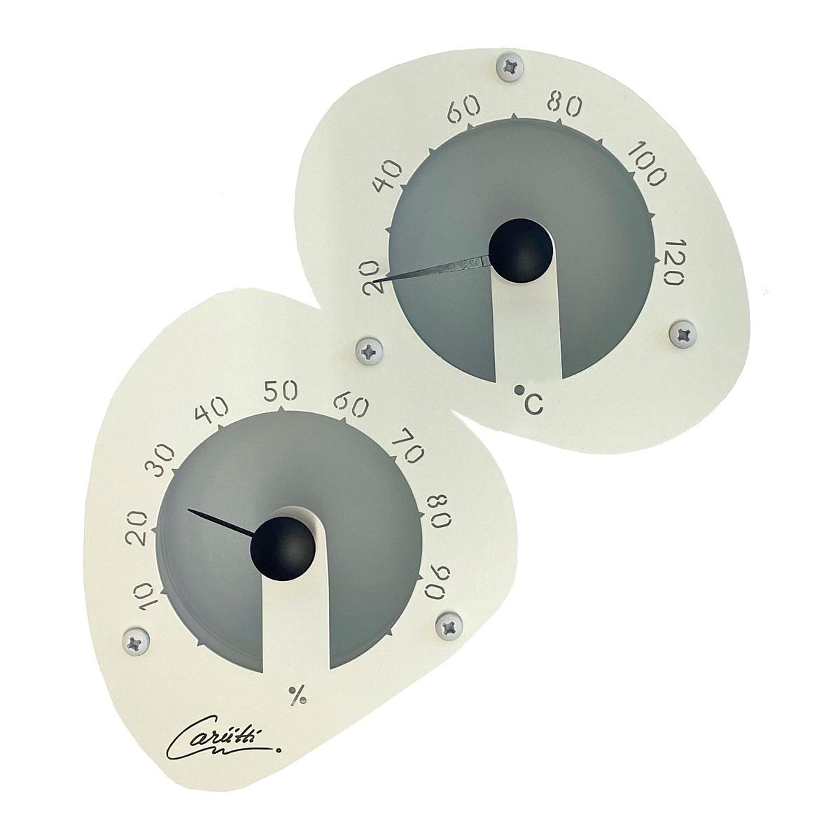 Cariitti Sauna Thermometer-Hygrometer, White cover photo