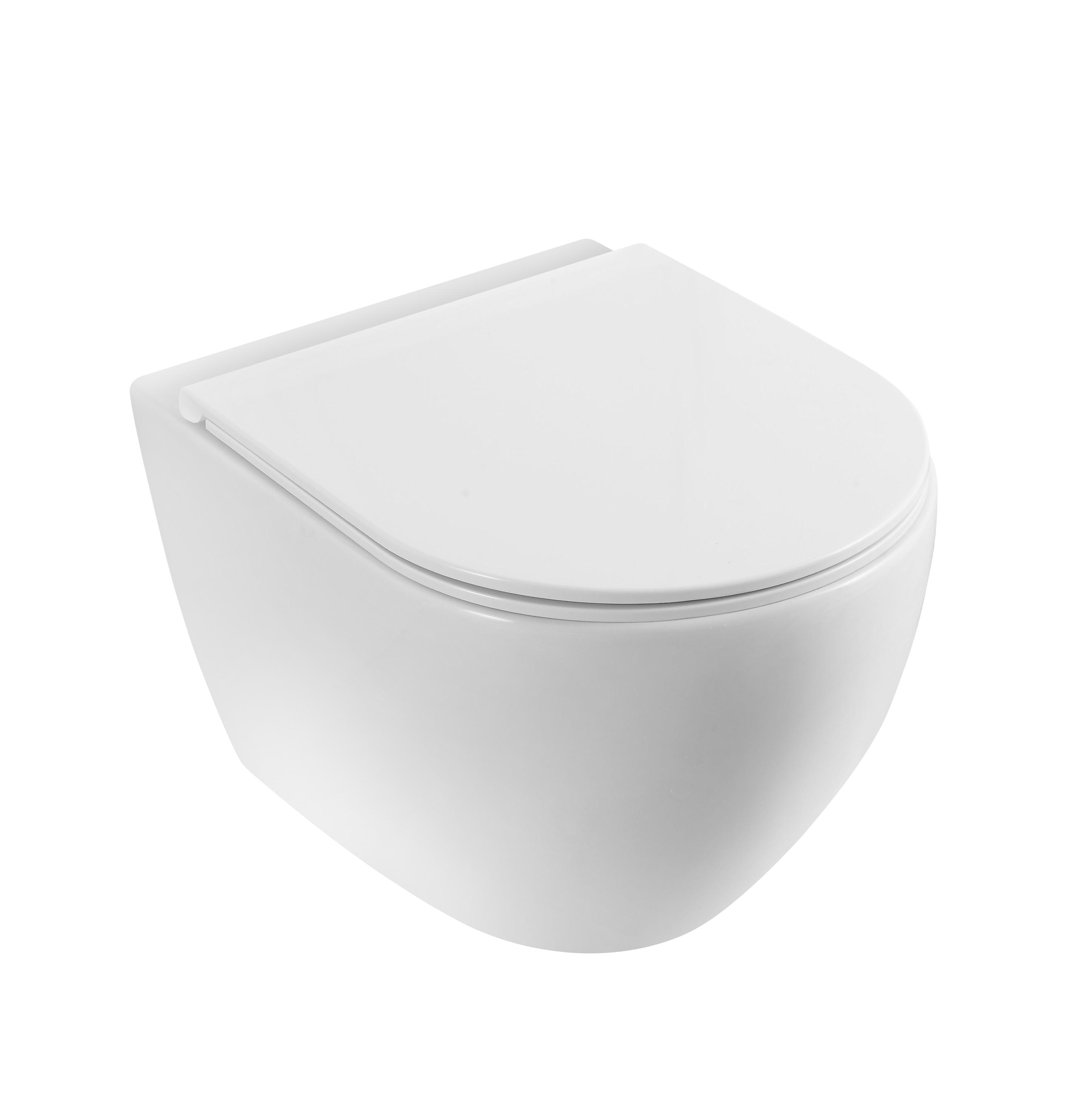 Vento WC wall mounted Vento Hugge Rimless with Duroplast Soft Close WC seat, TR2196DF cover photo