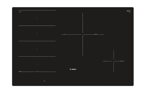 Bosch s8, induction hob, flat mount, 80cm, FlexZone, PXE801DC1E cover photo