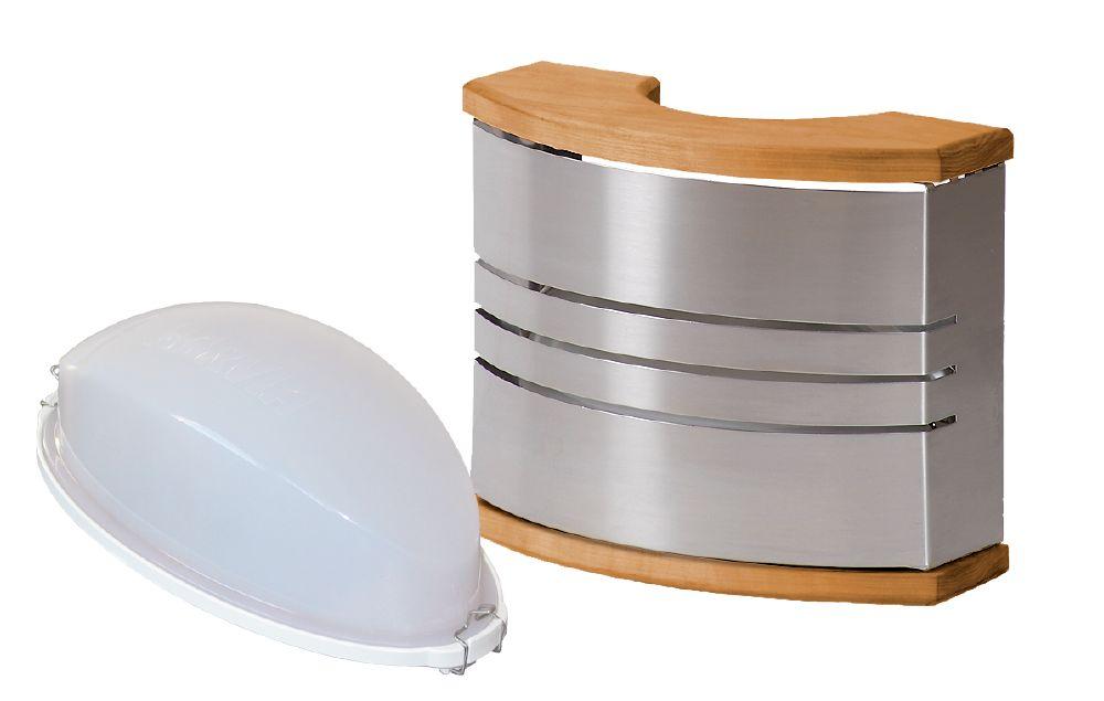 Harvia Sauna light, steel incl. lamp+lampshade, SAS21106 cover photo
