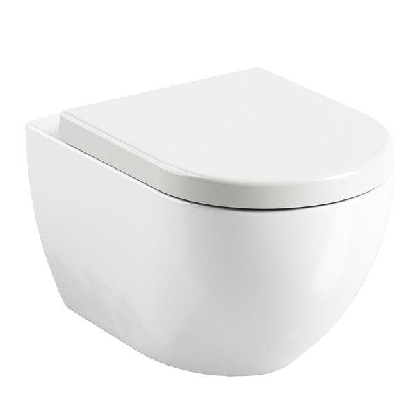 Ravak WC Uni Chrome hangwall white cover photo