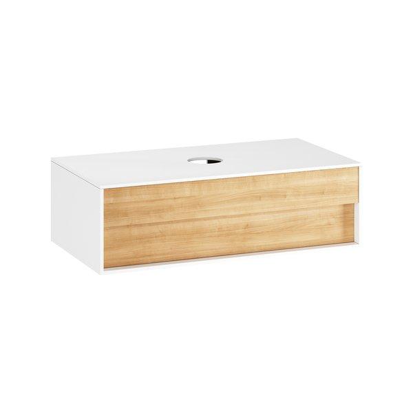 Ravak washbasin cabinet SD Step 1000 white/oak cover photo