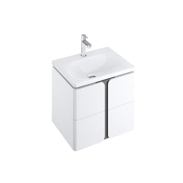 Ravak washbasin cabinet SD Balance 500 white/graphite cover photo