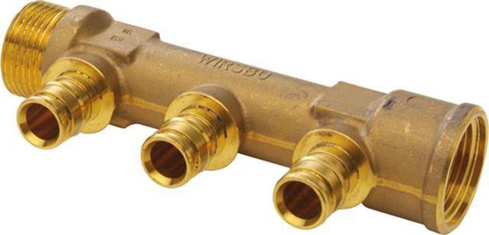 Uponor Q&E manifold 3/4" internal thread-external thread 16x16x16, 1023028 cover photo