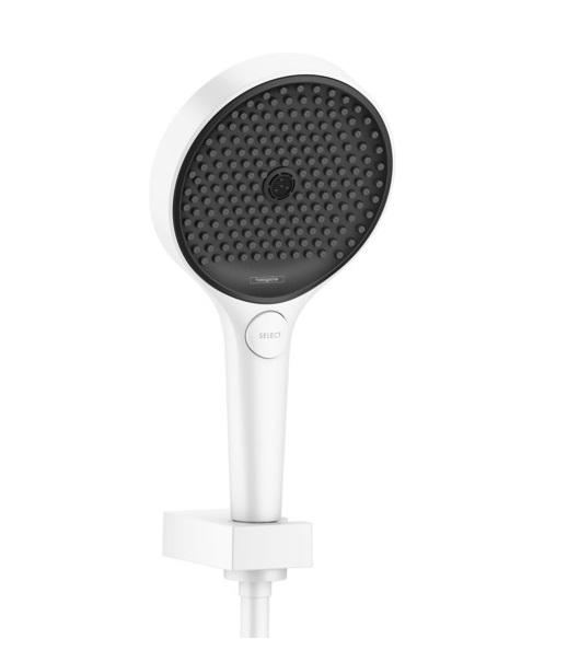 Hansgrohe Rainfinity Shower holder set 130 3jet with shower hose 125 cm, matte white, 26852700 cover photo