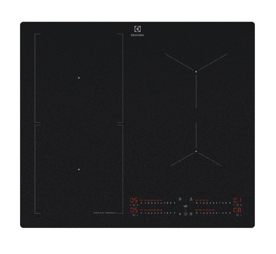 Electrolux induction hob, 60cm, H2H, black matte, EIS62453IZ cover photo