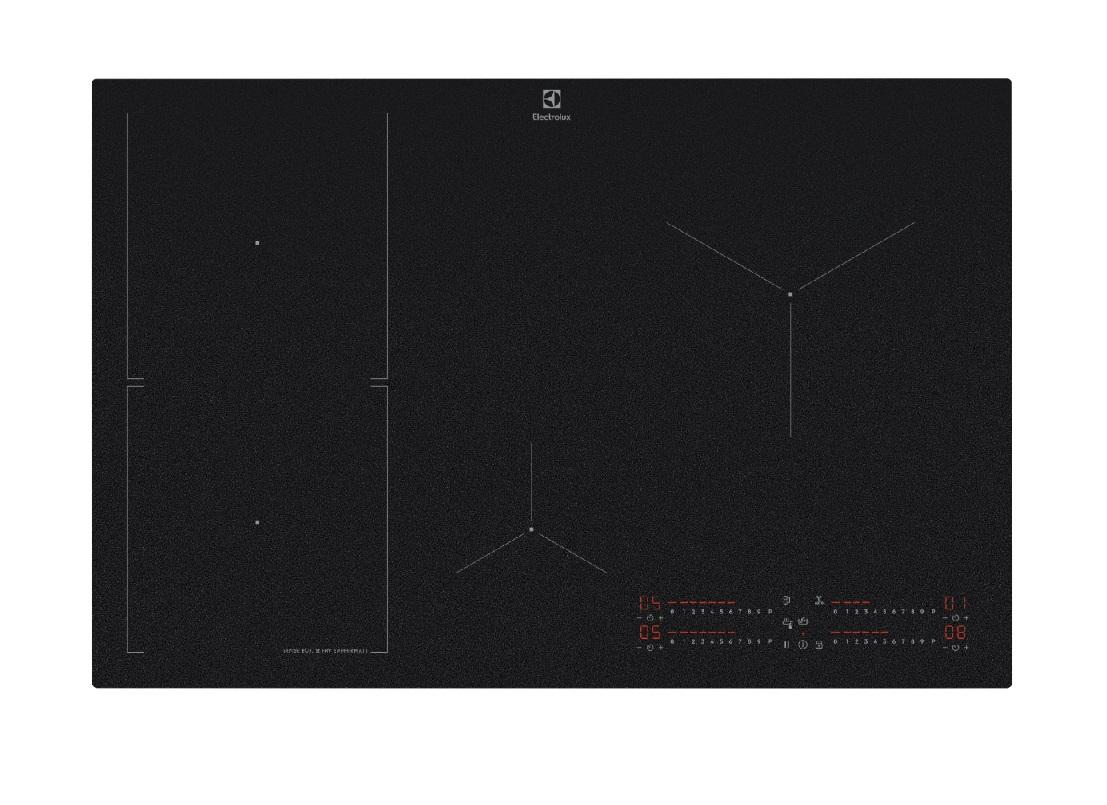 Electrolux induction hob  -  80, black matte, EIS87453IZ cover photo