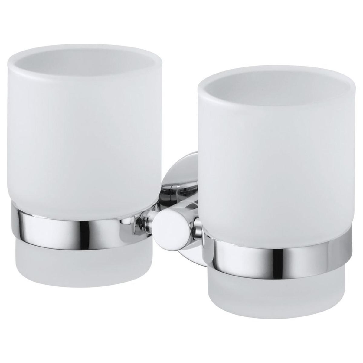 Haceka Kosmos Cup Holder Double Glass Chrome, 1208552 cover photo