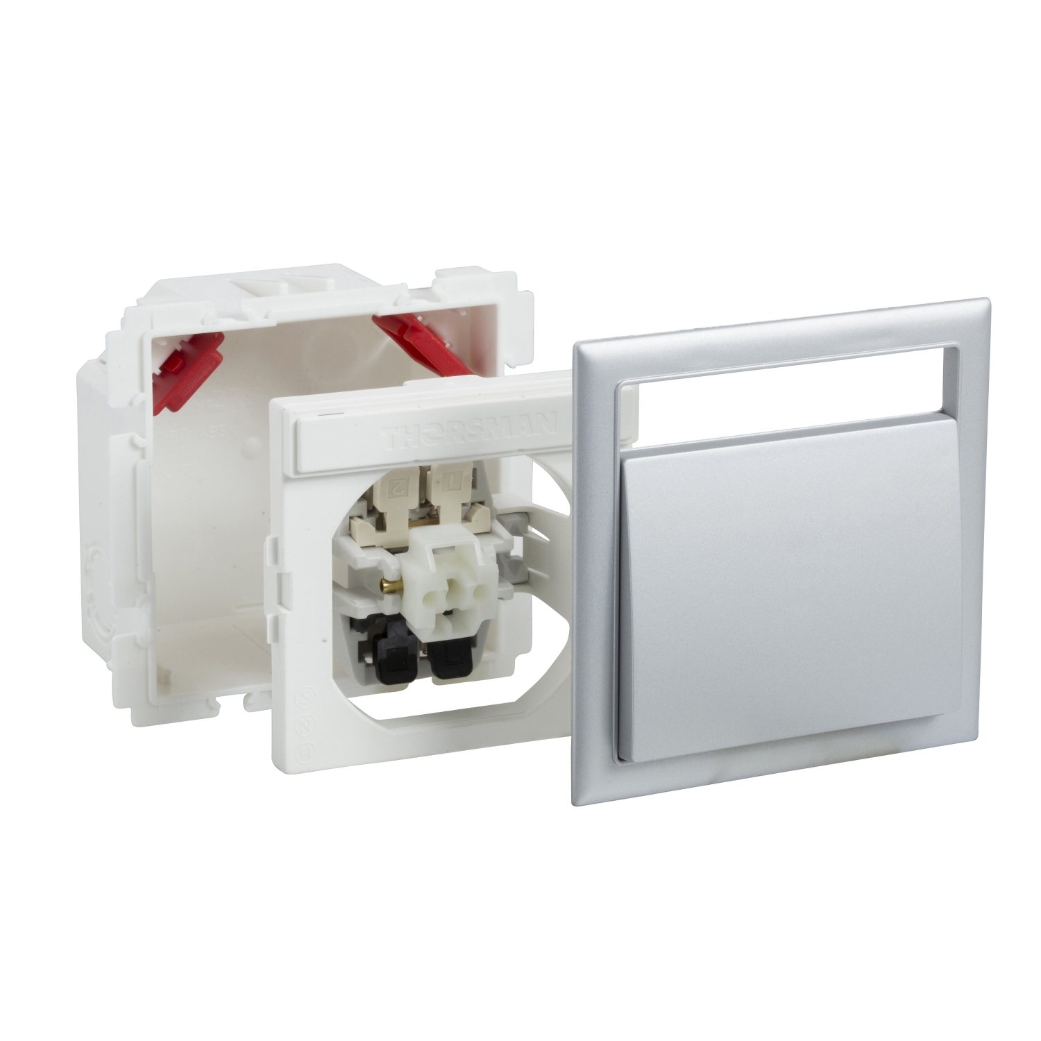 Schneider Electric two-way switch CYB-PB metāliks, 5980054 cover photo
