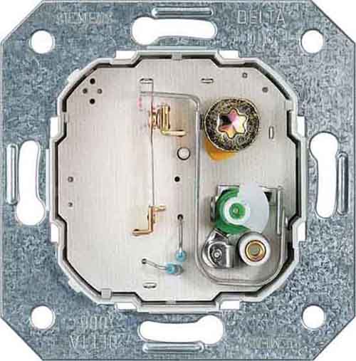Siemens room thermostat flush-mounted 5...30°C (mechanism) 1NC DELTA I-SYSTEM, 5TC9200 cover photo
