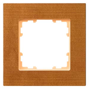 Siemens 1-slot socket frame cherry DELTA MIRO, 5TG1101-1 cover photo