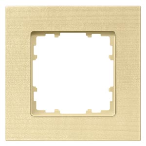 Siemens 1-slot socket frame maples DELTA MIRO, 5TG1101-3 cover photo